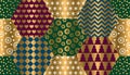 Elegant luxury xmas seamless pattern