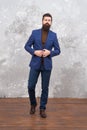 Elegant man with beard. Modern life. Male elegant fashion model. Mature elegant businessman walking. Tailor or fashion