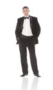 The elegant man in a classical tuxedo Royalty Free Stock Photo