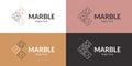 Elegant marble logo