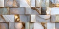 Elegant Marble Mosaic Texture Exquisite Design Royalty Free Stock Photo