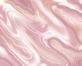 Elegant marble texture. Rose gold liquid shiny texture