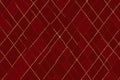 Elegant Maroon Argyle Christmas Vector Pattern Royalty Free Stock Photo