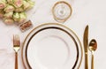 Elegant meal time Royalty Free Stock Photo