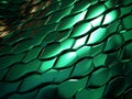 elegant metallic green scale steel texture background with light relfection Royalty Free Stock Photo