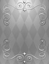 Elegant metallic swirl background