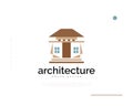 Elegant and Minimalist Building Logo Design for Real Estate Logo Business