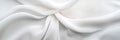 Elegant Minimalist Presentation Backdrop Featuring Wavy Abstract White Silk Fabric Texture Surface Royalty Free Stock Photo