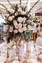 Luxury white and gold style party table
