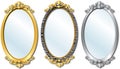 Elegant Mirrors Royalty Free Stock Photo