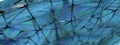 Elegant and Modern 3D Rendering Abstract Background of Blue Mesh Cool and Refreshing Crystal