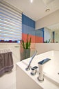 Elegant modern bathroom Royalty Free Stock Photo