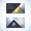 Elegant modern business card template Royalty Free Stock Photo