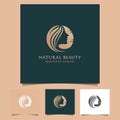 Elegant Modern Simple Woman Nature Sunset Illustration Design Inspiration Beauty Branding