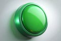 Elegant and Modern Soft Green Glossy Round Button A HighImpact UI Element for Web Design and App Interfaces Royalty Free Stock Photo