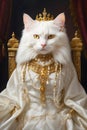 Elegant Monarchy: Your Cat\'s Queenly Demeanor in Every Whisker