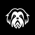 Japanese chin - minimalist and flat logo - vector illustration Royalty Free Stock Photo