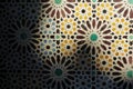 Elegant Moroccan mosaic art with vibrant colours