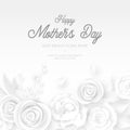 elegant mother s day card template vector illustration