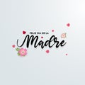 Elegant mother`s day design with love and flower. Happy mother`s day background vector