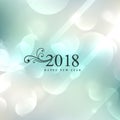 Elegant 2018 new year background design Royalty Free Stock Photo