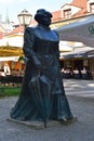 Statue of Croatian writter.