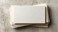 Elegant notecard stack mockup on a textured surface inviting creativity and inspiration for design projects Royalty Free Stock Photo