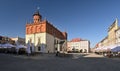 Elegant old renaissance old town hall in Tarnow, southern Poland.