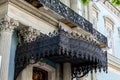 Elegant openwork roof and handrails