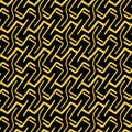 Elegant organic geometric golden pattern for luxury designs