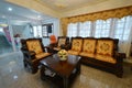 Elegant oriental classic vintage Chinese living room, interior d Royalty Free Stock Photo