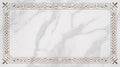 Elegant ornate border on a subtle marble background Royalty Free Stock Photo