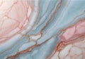Elegant Pastel Blue and Pink Marble Texture Background Royalty Free Stock Photo