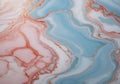 Elegant Pastel Blue and Pink Marble Texture Background Royalty Free Stock Photo