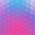 Elegant pattern of colorful gradient triangles in pastel colors Royalty Free Stock Photo