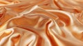 Elegant Peach Gold Satin Fabric Texture background Royalty Free Stock Photo