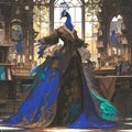Elegant Peacock Tailor Shop - Couture Fashion