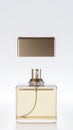 Elegant perfume bottle premium photo 3d render