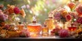 Elegant Perfume-Making Workshop with Exotic Fragrances for a Sensory Experience Royalty Free Stock Photo
