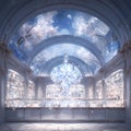 Elegant Perfumery with Stunning Vaulted Ceiling and Ornate Shelves