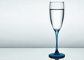 Elegant picture of a glass of pure water Royalty Free Stock Photo