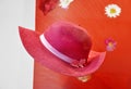 Elegant pink hat Royalty Free Stock Photo