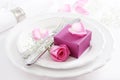 Elegant Place Setting Royalty Free Stock Photo