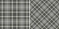 Elegant plaid patterns in neutral tones, perfect for textiles, backgrounds, or festive designs. Seamless, versatile, classic, and Royalty Free Stock Photo