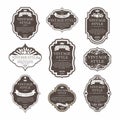 Elegant premium labels set collection Royalty Free Stock Photo