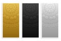 Elegant and premium mandala banners set