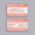 Elegant premium marble business card design