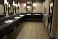 Elegant public bathroom Royalty Free Stock Photo