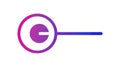 Elegant Purple Toggle Switch Icon for Modern Digital UI, vector design Generative AI Royalty Free Stock Photo