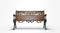 Elegant Realism: Ornate Wooden Bench With Traditional Craftsmanship